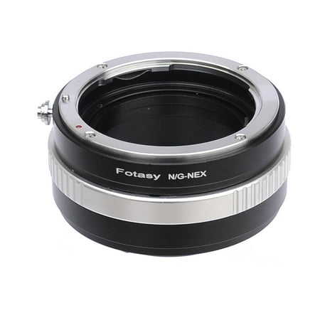 Fotasy Nikon G AFS Len to Sony NEX E-Mount Mirrorless Camera Adapter, with Aperture Control