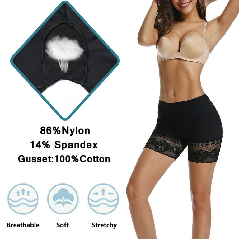 Women Boyshort Boxer Smooth Cotton Underpant Elastic Panties Anti Chafing Female  Underwear Protective Shorts Under The