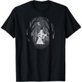 thumbnail image 1 of X Pokémon - T-Shirt Noir TG avec Fantôme Fée Mimikyu Forêt Sombre Effrayante, 1 of 1