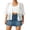 White, variant on Gureui Women Elegant Lace Patchwork Sheer Shrug, Batwing Sleeve See-Through Open Front Casual Loose Floral Bolero Cover Up Tops