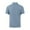 Gray, variant on Aofany Men's Regular-Fit Short Sleeve T-shirt Plus Size Casual Plain Turndown Collar Pique Shirt Big and Tall Summer Mens Blouse Top