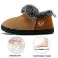 thumbnail image 5 of Ecetana Women's Fuzzy Memory Foam Closed Back Slippers Faux Fur Lined House Shoes, 5 of 6