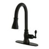 Kingston Brass American Classic Pull Down Single Handle Kitchen Faucet