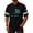 Black, variant on Men's 4th of July Football Jersey Independence Day 250 Anniversary American Flag Printed Casual T-shirts Summer Breathable Tops,Brown,XXXL
