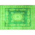 thumbnail image 1 of Ahgly Company Indoor Rectangle Medallion Green Traditional Area Rugs, 5' x 7', 1 of 1