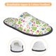 thumbnail image 3 of Fotbe Happy Easter Pantuflas Peludas para Mujer con Estampado, Zapatillas de Peluche, Zapatos de Invierno para Casa, Uso Interior y Exterior-Medium, 3 of 8