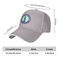 thumbnail image 5 of Army National Guard Us Unisex Adult Baseball Caps Adjustable Casquette Dad Hat Sandwich Cap Outdoors Headwear, 5 of 7