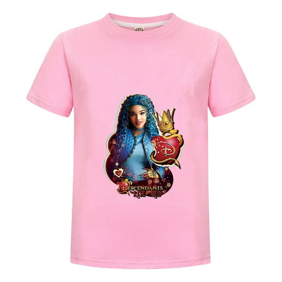 T-Shirt for Kids – Descendants 4 Red Character Design Short Sleeve Tee
