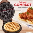 thumbnail image 4 of DASH Mini Maker for Individual Waffles, Hash Browns, Keto Chaffles with Easy to Clean, Non-Stick Surfaces, 4 Inch, Orange Leopard, 4 of 4