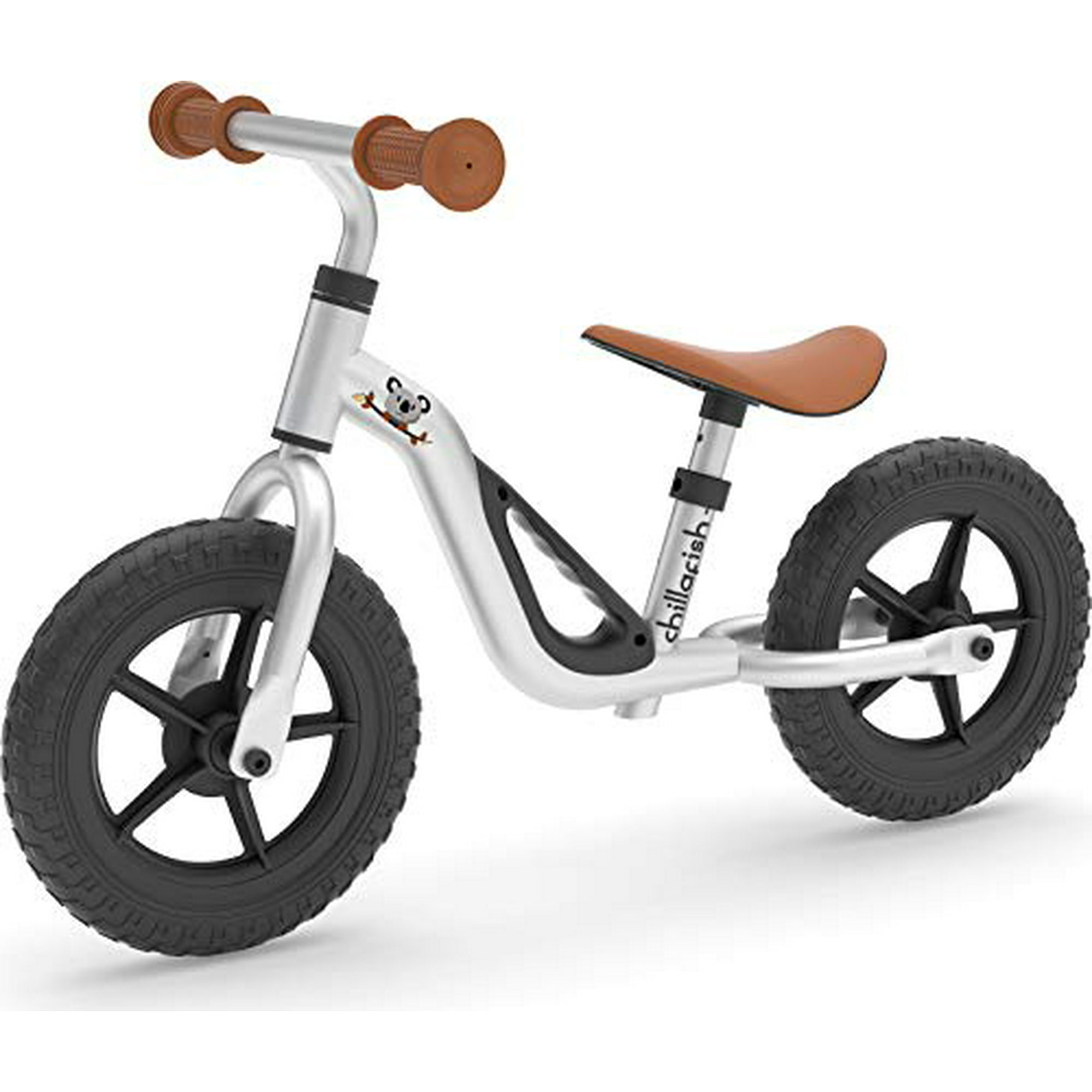Chillafish Charlie Lightweight Toddler Balance Bike Cute Balance Trainer for 18 48 Months Learn to Bike with 10 inch no Puncture Wheels Adjustable