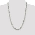 thumbnail image 2 of 925 Sterling Silver 6.5mm Figaro Chain 22 Inch, 2 of 7