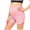 Pink, variant on High Waisted Pants for Pregnant Women with Abdomen Support Stripe Light Exposure Prevention Stylish Exercise Yoga Maternity Shorts Summer Thin Section Breathable Leisure Fitness Travel M