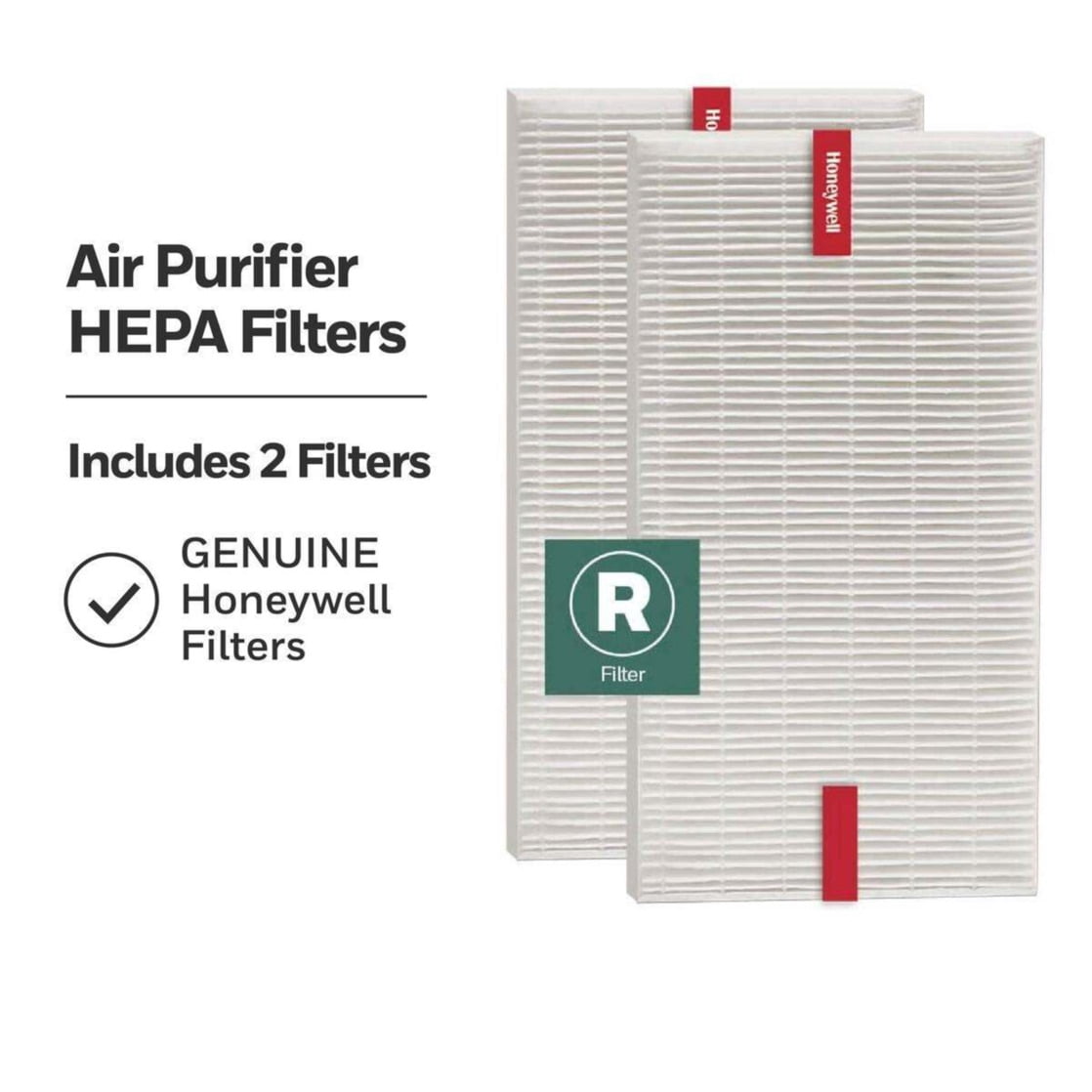 Honeywell Air Purifier Replacement Filter, HRF-R1, R HEPA Filter, 2 Pack