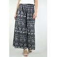 thumbnail image 4 of Artyska Women's Printed Black Wide Legged Palazzo, 4 of 5
