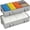 Light Grey, variant on 2 pieces of storage container under the bed, 4.5 inches high and low profile clothing storage box under the bed, with solid side walls/bottom, under the bed storage box 2 storage thin trash bins