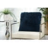 thumbnail image 3 of Nourison Shag Solid Navy Decorative Throw Pillow , 20" x 20", 3 of 3