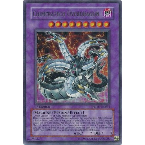 Yugioh Power Of The Duelist Chimeratech Overdragon Potd En034 Walmart Com Walmart Com