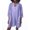 Light-blue, variant on Half Sleeve Patchwork Women Loose V-Neck Mini Dress
