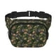 thumbnail image 1 of Fotbe Camouflage Skulls Cangurera Cuadrada con Estampado de Doble Capa, Bolsa de Cintura Ajustable Mini para Hombres y Mujeres, 1 of 9