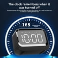 thumbnail image 3 of Barra de Sonido Portátil con Reloj Dual, Compatible con Tarjeta TF, Reproductor de Música Inalámbrico, Altavoz Bluetooth, Color Rosa., 3 of 6