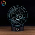 thumbnail image 5 of 3D Optical Illusion Night Light - 7 LED Color Changing Lamp - Cool Soft Light Safe for Kids - Solution for Nightmares - FYBTO s Tie Fighter, 5 of 5