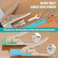 thumbnail image 3 of Single Hole Punch 8mm Heavy Duty Hole Punch Edge Banding Punch Pliers With Scale, 3 of 5