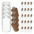 thumbnail image 6 of Masteelf 50Pcs 1.5ml Clear Mini Glass Jars DIY Wish Bottles for Message Weddings Wish Party Favors 1.38*0.47*0.47'', 6 of 8