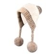 thumbnail image 1 of Gorro de punto unisex de moda con forro polar de cordero para otoño e invierno, 1 of 4