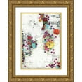 thumbnail image 1 of Ogren, Sarah 18x24 Gold Ornate Wood Framed with Double Matting Museum Art Print Titled - Floral I, 1 of 4