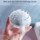 thumbnail image 4 of Scalp Massager Shower Cepillo de Ducha Manchas anti-picazón Raíz Cabello Masaje Cuidado de Masaje Cuerpo Herramienta Suministros Masculinos Niños Animales Azul Inevent CE001265-03B, 4 of 7