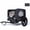 Black Dark Gray, variant on Harmie Pet Bike Trailer for Bicycle Hauling Black Dark Gray Steel Frame Quick Hitch Outdoor Travel Cart Foldable Frame