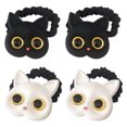 thumbnail image 1 of Miangastore 4 Pcs Attaches Cheveux Femmes Porte-Queue Attaches Cheveux Chat Élastiques Accessoires Cheveux Filles Petits, 1 of 9