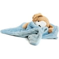 thumbnail image 2 of Kids Preferred Carter's Puppy Cuddle Plush Stuffed Animal Snuggler Lovey Security Blanket, 2 of 6