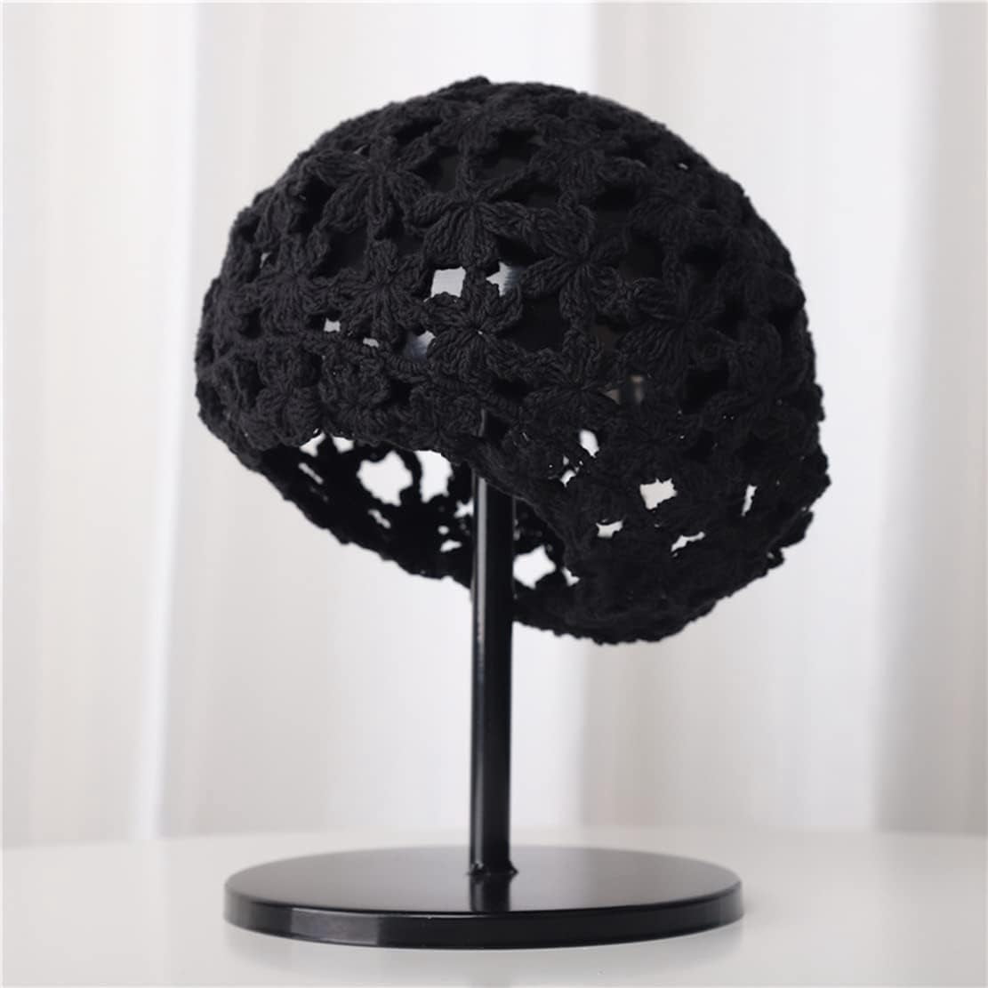 LinYooLi Hand Hook Hollowed-Out Petal-Shaped Beret, Hair Cap