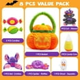 thumbnail image 5 of Joyfy 8 Pcs Halloween Basket with Stuffed Plush,Halloween Gift Basket Stuffers for Baby Kids Toddler,Halloween Toys,Halloween Pumpkin Decorations, 5 of 8