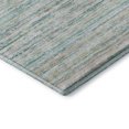 thumbnail image 3 of Addison Rugs Mayfield Premium Machine Washable Transitional Stripes Teal Rectangle Rug, 3' x 5', 3 of 6