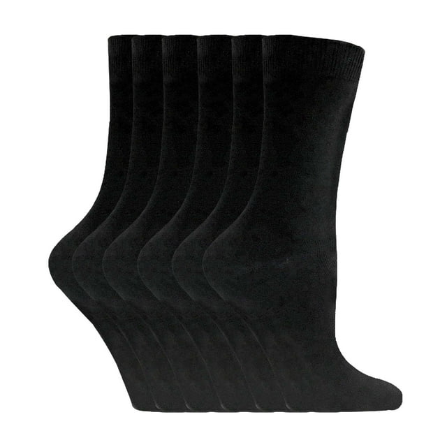 Sock Snob - 6 Paires de Chaussettes Cheville pour Femmes, Couleur Unie, Riche en Coton