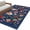 Blue, variant on Navy Blue Flowers 2'x6' Runner Rugs for Hallway Kitchen Bedside Non Slip Washable, Spring Vintage Floral Leaves Farmhouse Entryway Rug Runners with Rubber Backing, Long Carpet Runner for Laundry Room