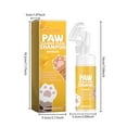 thumbnail image 3 of RuiJiao 100ml Pet Paw Foam Cleaner - Clean, Nourish and Deodorize, 3 of 9