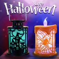thumbnail image 4 of Led Sin Llama Que Funcionan Con Pilas Para El Hogar, Decoraciones De Halloween. 2 Velas Sweethay HA042478-04, 4 of 6