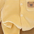 thumbnail image 6 of Linfrsh Toddler Boys Pajamas Set Toddler Toddler Kids Toddler Girls Boys Soft Comfy Modal Tencel Solid Raglan Sleepwear Pajamas Pjs 2pcs Set(Yellow,2-3 Years), 6 of 6