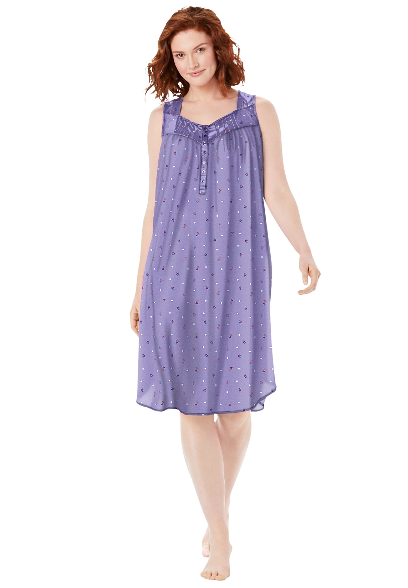 Women's plus size sleeveless nightgowns Clearance