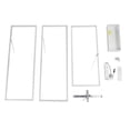 thumbnail image 2 of LED Ceiling Light, 3 Layer Rectangular Flush Mount Lighting Fixture Ceiling Lamp Practical Dimmable Modern LED Ceiling Light with Remote for Bedroom Living Room, 2 of 7