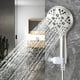 thumbnail image 5 of Fiudx Cabezal de Ducha de Mano, 8 Modos de Pulverización, Lavado a Alta Presión, Función de Ahorro de Agua, Fácil Instalación, Uso En Baño, Personas Mayores, Hogar, Gimnasio, 27 X 11 X 4 Cm, 5 of 6