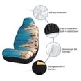 thumbnail image 3 of Goofa Shells and Starfish Printed Car Seat Covers, Automotive Seat Covers for Cars Trucks and SUVs, Quick Setup Universal Fit Elastic Seat Covers-1, 3 of 6