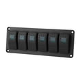 thumbnail image 1 of Rocker Switch Panel Aluminum Panel Label Stickers Waterproof Rocker Switch For, 1 of 8