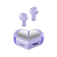 thumbnail image 1 of Auriculares Bluetooth Inalámbricos Con Forma De Corazón Belug Morado, 1 of 4