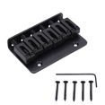 thumbnail image 1 of Guitar Tailpiece,Guitar Bridge 6 String Electric Guitar Replacement Parts Hardtail Bridge Future-Proof Design, 1 of 8
