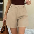 thumbnail image 4 of Uaswgudfs Womens Shorts High Waisted Loose Fit A-Line Athletic Running Shorts for Women, 4 of 8