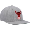 thumbnail image 3 of Men's Mitchell & Ness Heathered Gray Chicago Bulls Hardwood Classics Team 2.0 Snapback Hat, 3 of 5